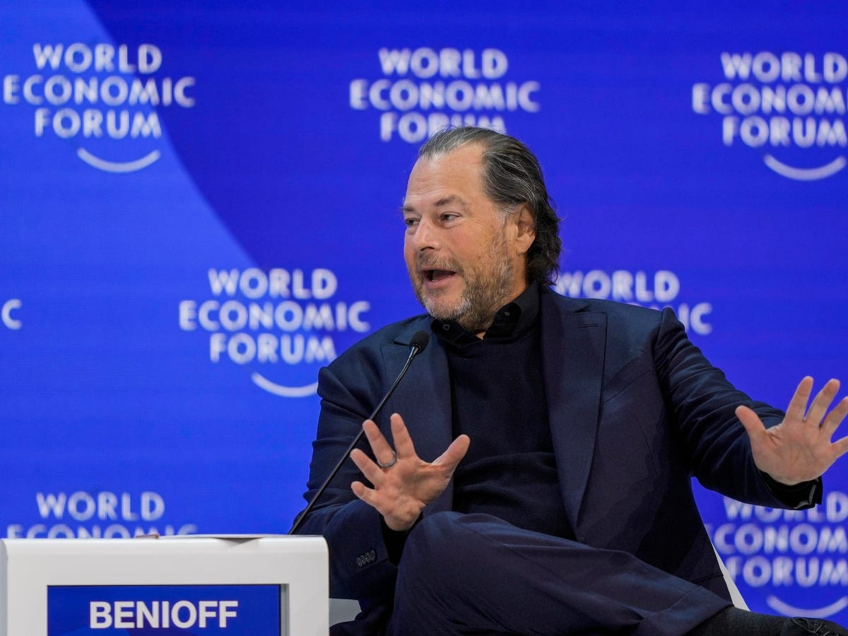 Salesforce首席执行官马克·贝尼奥夫开ICE玩笑。部分员工表示不满 - 商业内幕